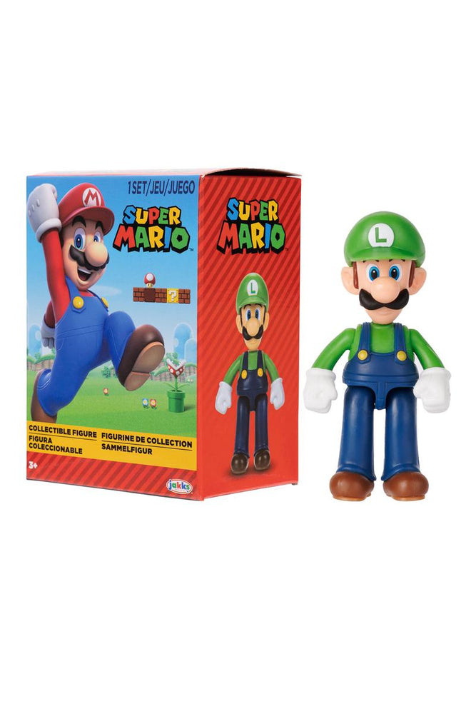 License 2 Play: Nintendo - Super Mario™ - Articulated Figures - Luigi - 2.5" (ONLINE ORDER ONLY)
