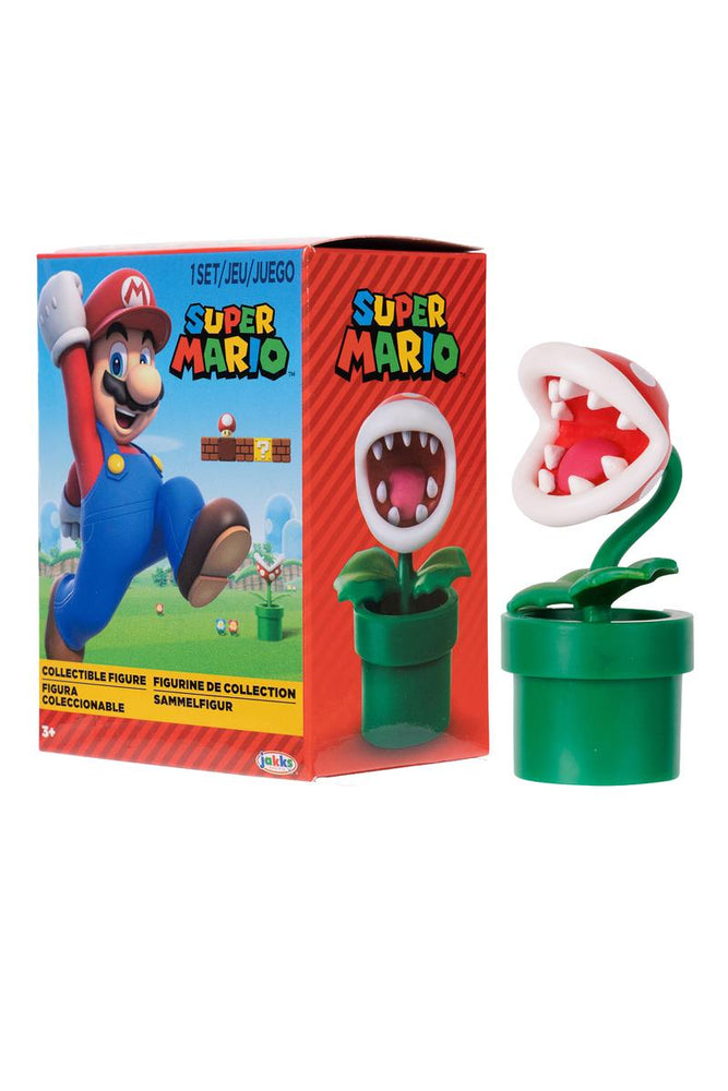 License 2 Play: Nintendo - Super Mario™ - Articulated Figures - Piranha Plant - 2.5" (ONLINE ORDER ONLY)