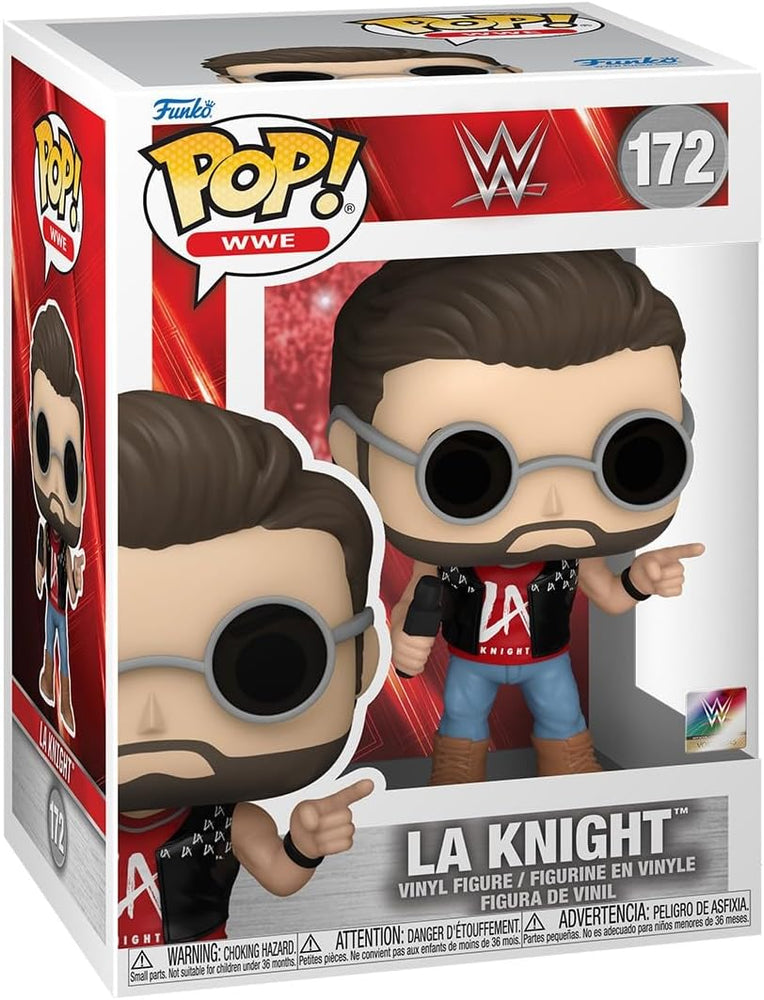 WWE LA Knight Funko Pop! Vinyl Figure #172 with Funko Protector (Online Order Only)