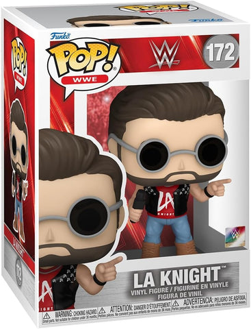 WWE LA Knight Funko Pop! Vinyl Figure #172 with Funko Protector (Online Order Only)