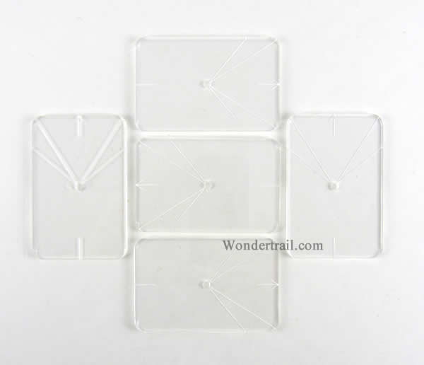 LAOAFS0305 Wings of War: Rear Fire Arc Bases 5ea (ONLINE ORDER ONLY)