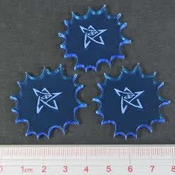 LAOGMG096FBL Cthulhu Stunned Templates by Litko (ONLINE ORDER ONLY)