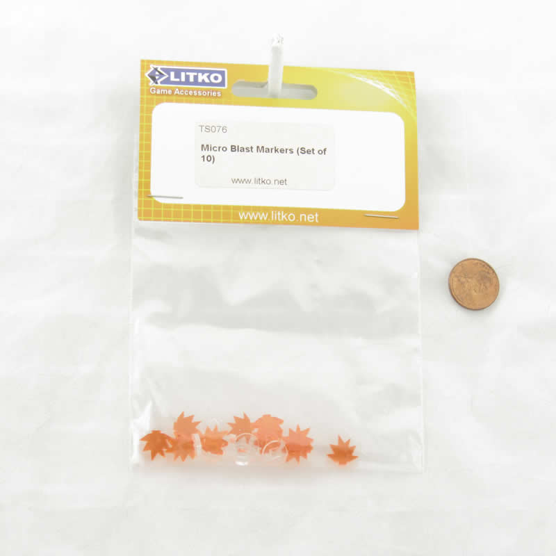 LAOTS076 Micro Blast Game Markers (10) Litko Games (ONLINE ORDER ONLY)