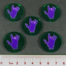 LAOTS228 Steampunk Horror Body Part Tokens by Litko Games (ONLINE ORDER ONLY)