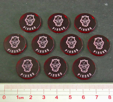 LAOTS360TRD Disposable Heroes Pinned Tokens (10) Litko (ONLINE ORDER ONLY)