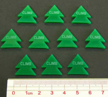 LAOTS373GRN Climb Maneuver Game Tokens (10) Litko Games (ONLINE ORDER ONLY)
