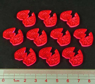 LAOTS388PNK Net Hacker Brain Damage Game Tokens (10) (ONLINE ORDER ONLY)