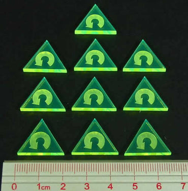LAOTS413FGR Space Fighter Barrel Roll Game Tokens (10) (ONLINE ORDER ONLY)