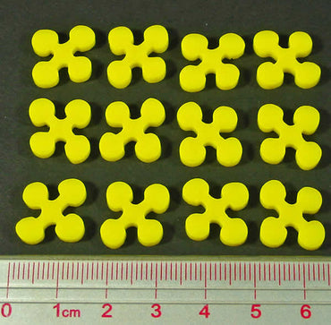 LAOTS527YLW Yellow Fever Virus Tokens (12) Pandemic Litko (ONLINE ORDER ONLY)