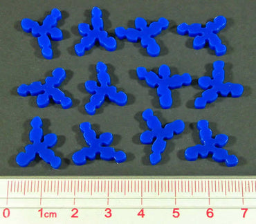 LAOTS528BLU Blue Bug Virus Tokens (12) Pandemic Litko (ONLINE ORDER ONLY)