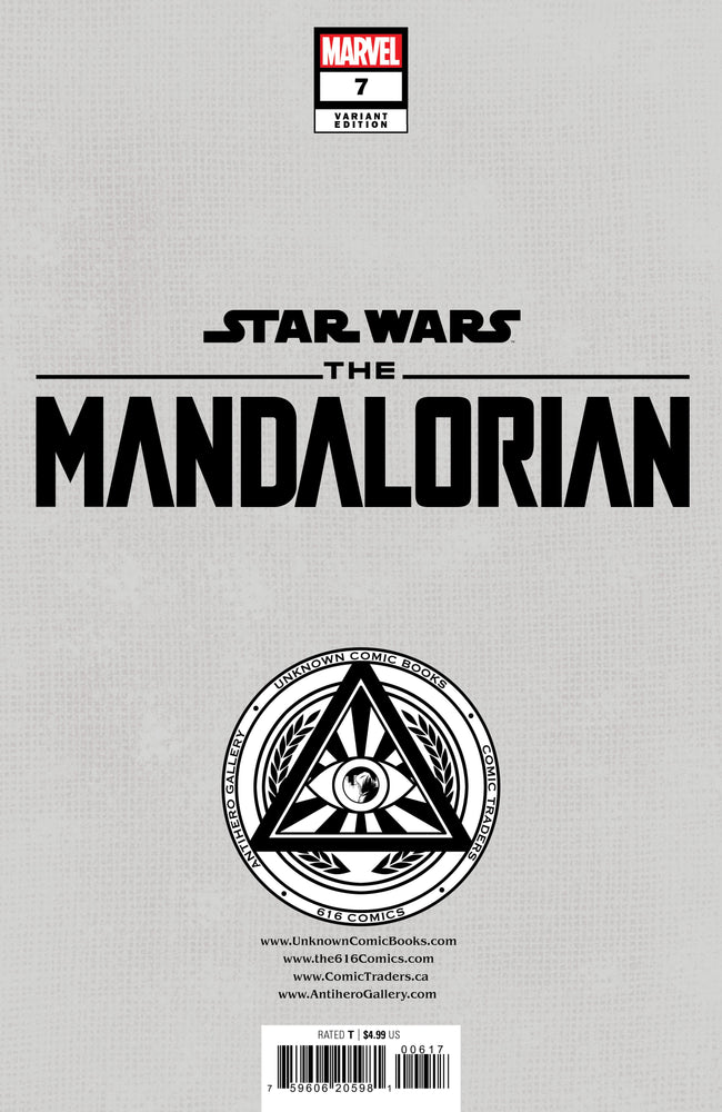 Star Wars: The Mandalorian Season 2 #7 Unknown Comics Mico Suayan Exclusive Virgin Var (12/27/2023) (ONLINE ORDER ONLY)