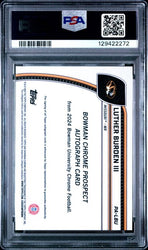 Graded 2024 Topps Bowman U Chrome Luther Burden III #PALBU Auto Rookie RC Football Card PSA 10 Gem Mint (ONLINE ORDER ONLY)