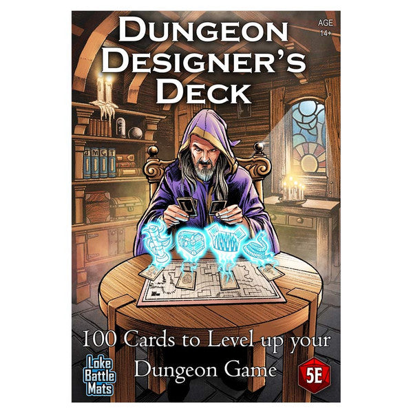 Dungeon Designer's Deck: 100 Cards to Level up your Dungeon Game (ONLINE ORDER ONLY)