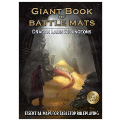 Giant Book of Battle Mats: Dragon Lairs & Dungeons (ONLINE ORDER ONLY)