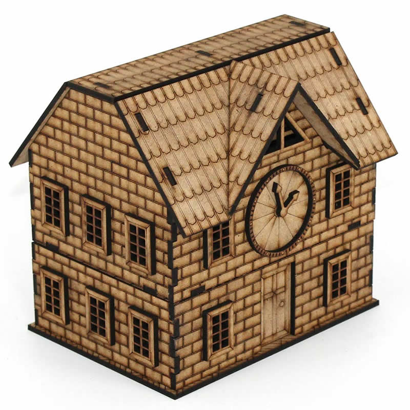 LCW1106 Bella The Town Hall 28mm Scale Miniature Terrain Laser Craft Workshop (ONLINE ORDER ONLY)