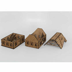 LCW1106 Bella The Town Hall 28mm Scale Miniature Terrain Laser Craft Workshop (ONLINE ORDER ONLY)