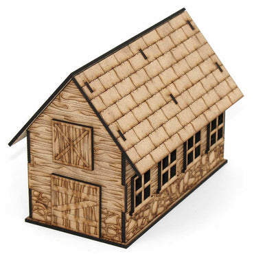 LCW1121 Abitha the Barn 28mm Scale Miniature Terrain Laser Craft Workshop (ONLINE ORDER ONLY)
