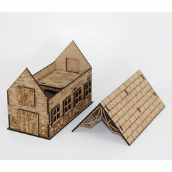 LCW1121 Abitha the Barn 28mm Scale Miniature Terrain Laser Craft Workshop (ONLINE ORDER ONLY)