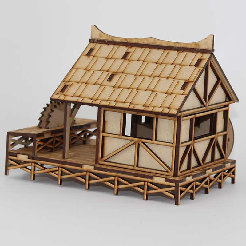 LCW1225 Jenash Saw Mill 28mm Scale Miniature Terrain Laser Craft Workshop (ONLINE ORDER ONLY)