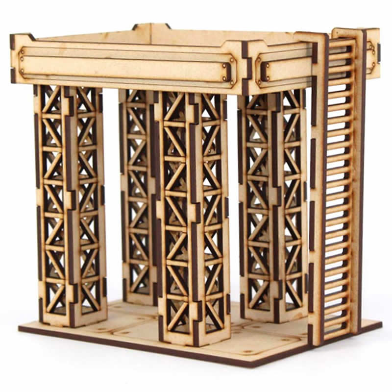 LCW1335 Guard Tower Building 6 Inches Tall 28mm Miniature Terrain Laser Craft (ONLINE ORDER ONLY)