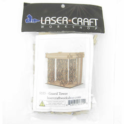 LCW1335 Guard Tower Building 6 Inches Tall 28mm Miniature Terrain Laser Craft (ONLINE ORDER ONLY)
