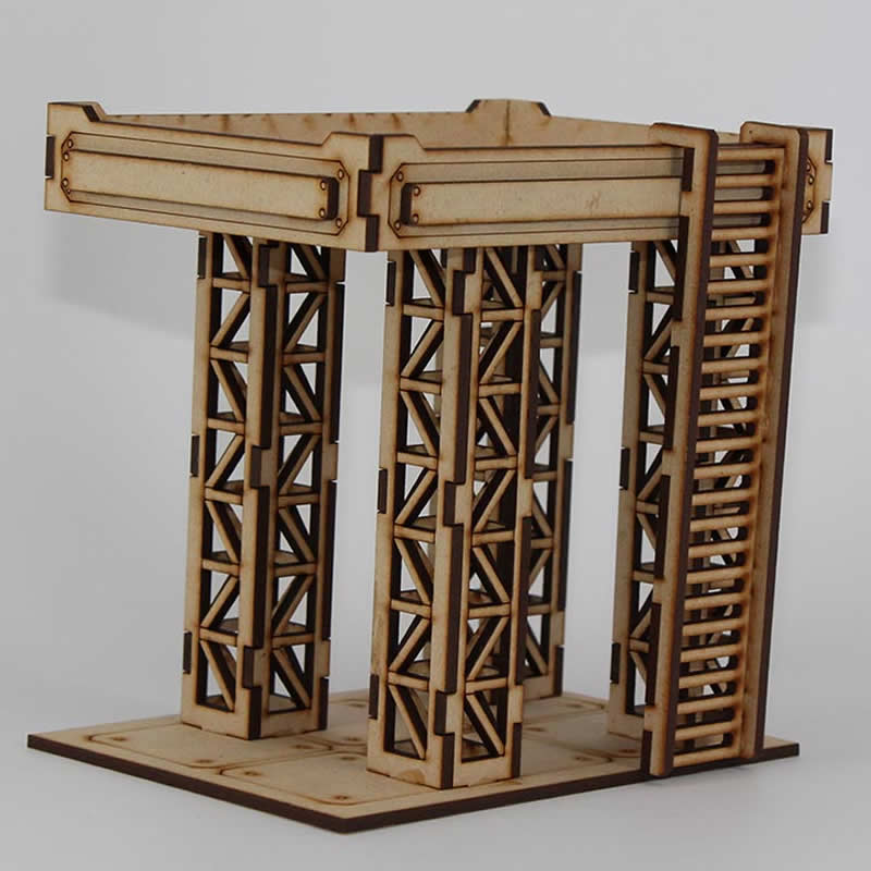 LCW1335 Guard Tower Building 6 Inches Tall 28mm Miniature Terrain Laser Craft (ONLINE ORDER ONLY)
