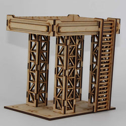 LCW1335 Guard Tower Building 6 Inches Tall 28mm Miniature Terrain Laser Craft (ONLINE ORDER ONLY)