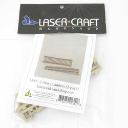 LCW1340 2 Story Ladders Pack of 2 28mm Scale Miniature Terrain Laser Craft (ONLINE ORDER ONLY)