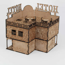LCW2115 Old West Hotel 28mm Scale Miniature Terrain Building Laser Craft (ONLINE ORDER ONLY)