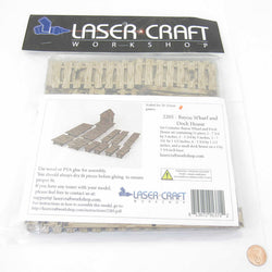 LCW2205 Bayou Wharf And Dock House 28mm MiniatureTerrain Laser Craft (ONLINE ORDER ONLY)