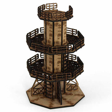 LCW2625 Heavy Industry Elevated Storage Tank 28mm Scale Miniature Terrain (ONLINE ORDER ONLY)
