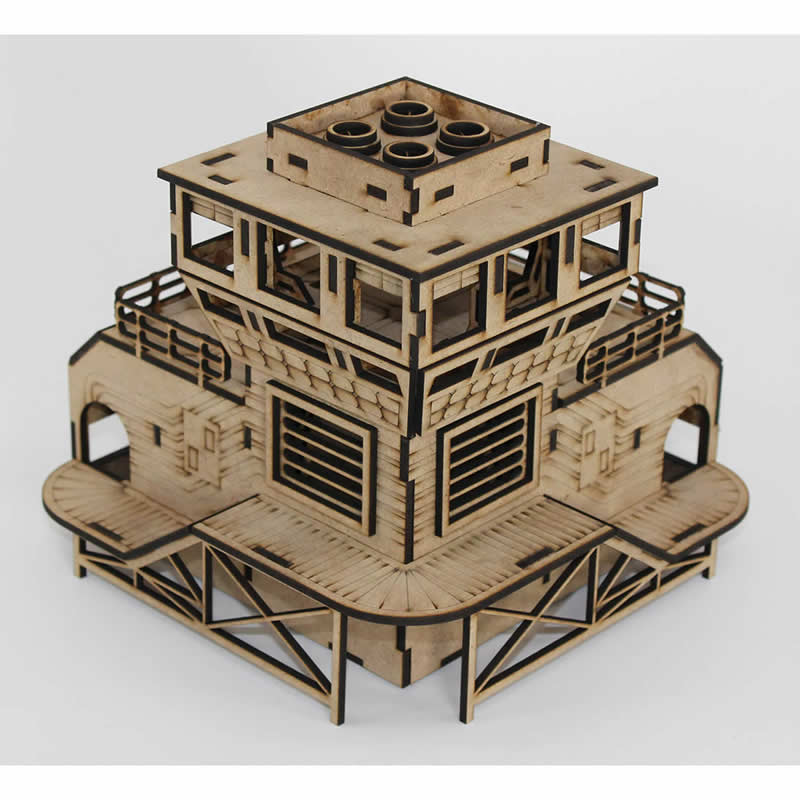 LCW2635 Command Center for Heavy Industry Building 28mm Scale Miniature Terrain (ONLINE ORDER ONLY)