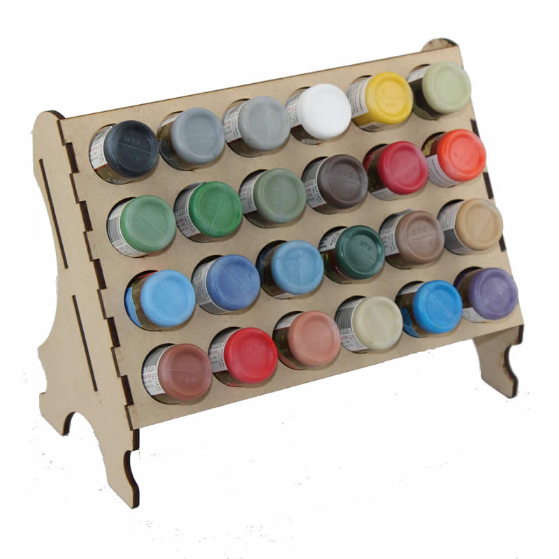 LCW7502 Paint Dropper Bottle Storage Rack Laser Craft (ONLINE ORDER ONLY)