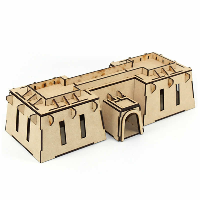 LCW8015 The Old Garrison Err Loq Building 28mm Scale Miniature Terrain Laser Craft (ONLINE ORDER ONLY)