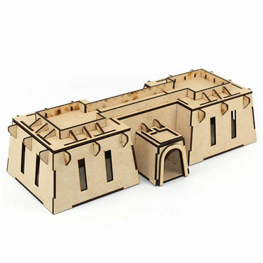 LCW8015 The Old Garrison Err Loq Building 28mm Scale Miniature Terrain Laser Craft (ONLINE ORDER ONLY)