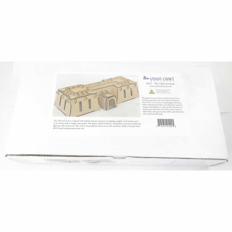 LCW8015 The Old Garrison Err Loq Building 28mm Scale Miniature Terrain Laser Craft (ONLINE ORDER ONLY)