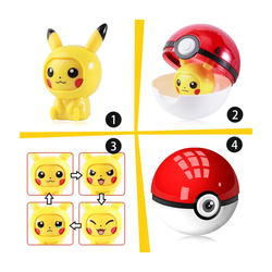 LingDong: Pokemon Face Off Figures 1st Batch - 1 Blind Pokeball Capsule (ONLINE ORDER ONLY)