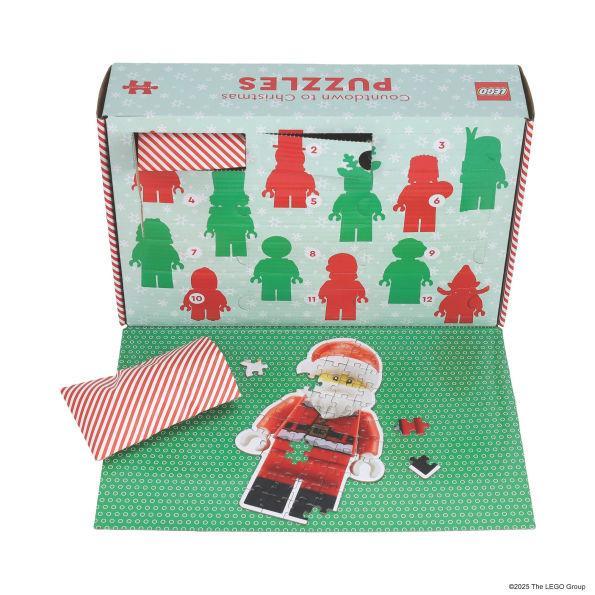 LEGO Countdown to Christmas Advent Set of 12 Mini Jigsaw Puzzles Chronicle