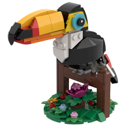 Toucan - Custom Building Set using LEGO parts (Online Order Only)