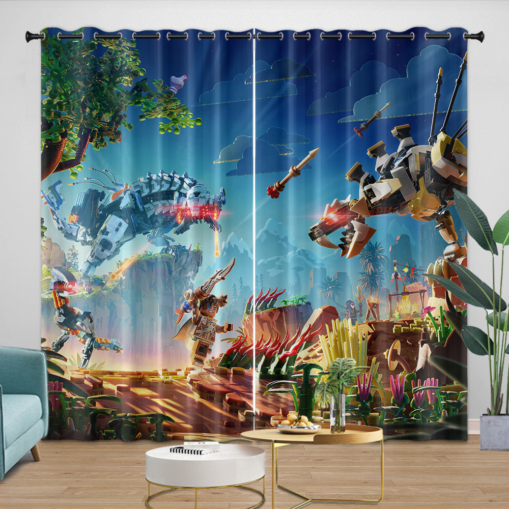 LEGO Horizon Adventures Curtains Blackout Window Drapes Room Decoration (Online Order Only)