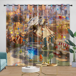 LEGO Horizon Adventures Curtains Blackout Window Drapes Room Decoration (Online Order Only)