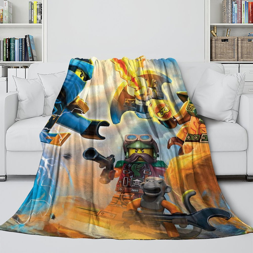 LEGO Ninjago Blanket Flannel Throw Room Decoration (Online Order Only)