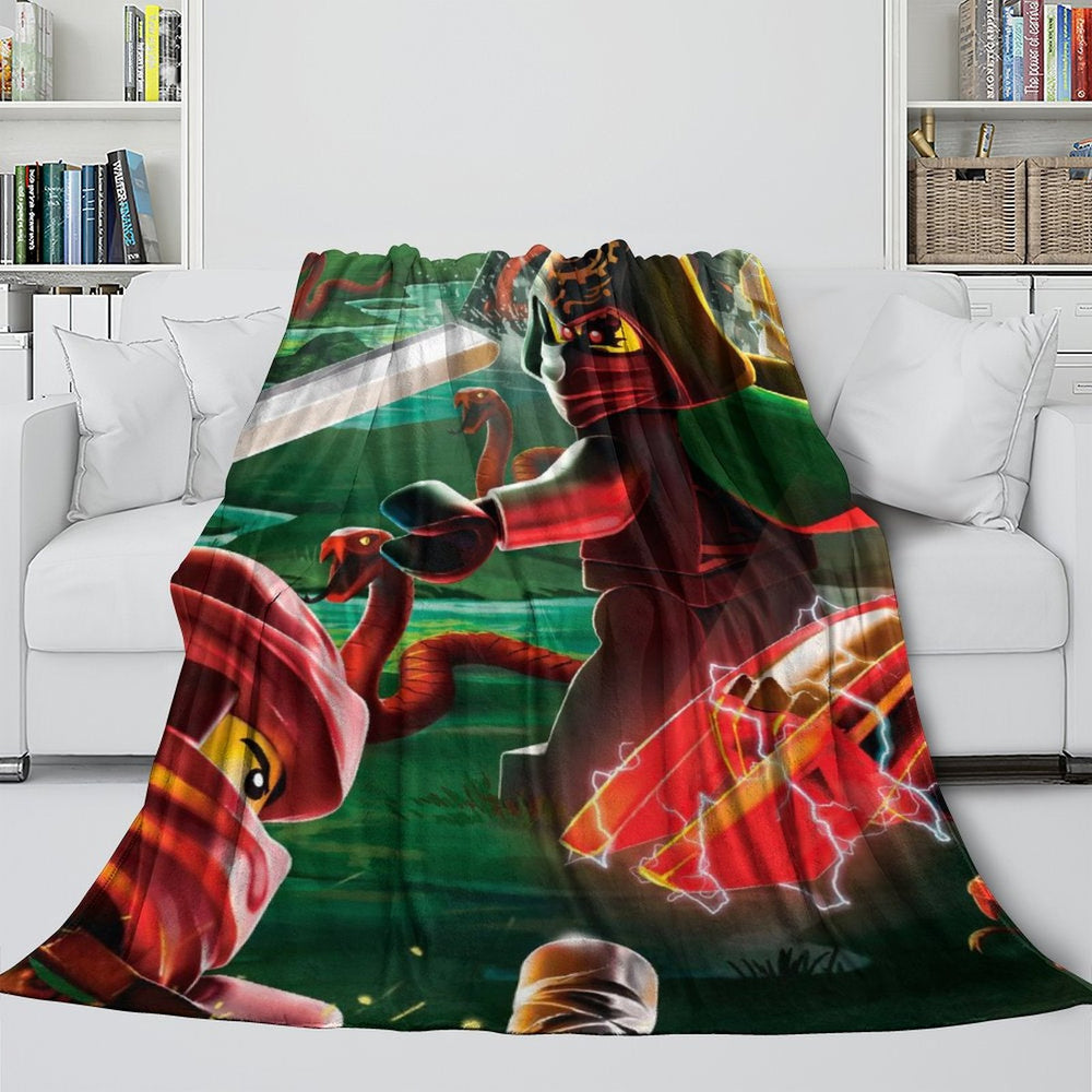 LEGO Ninjago Blanket Flannel Throw Room Decoration (Online Order Only)