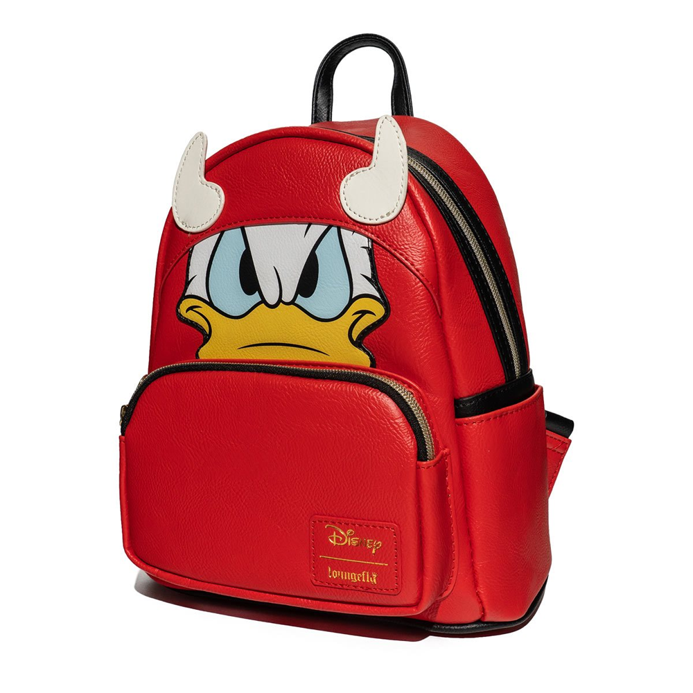 Loungefly: Disney - Devil Donald Duck Cosplay Mini Backpack Entertainment Earth Exclusive (ONLINE ORDER ONLY)