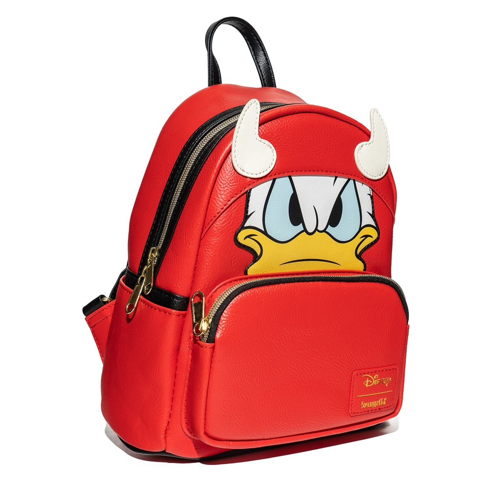 Loungefly: Disney - Devil Donald Duck Cosplay Mini Backpack Entertainment Earth Exclusive (ONLINE ORDER ONLY)