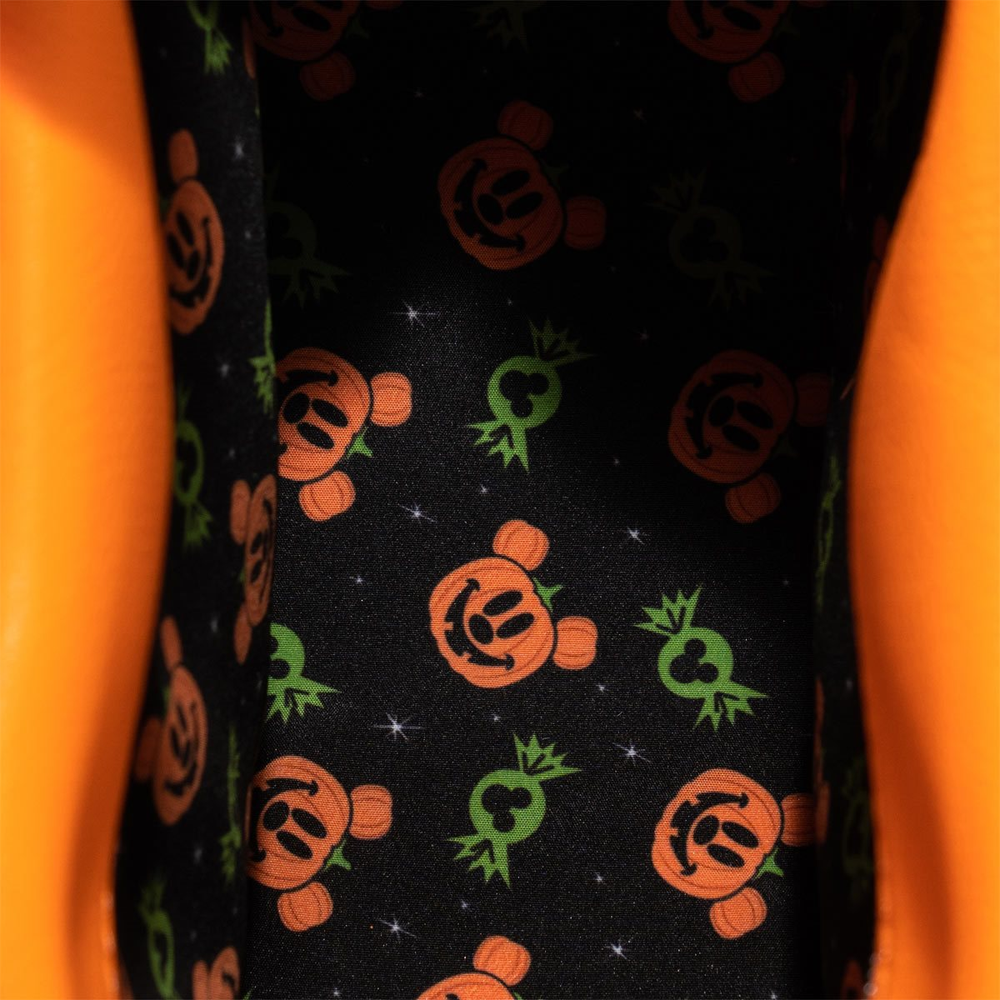Loungefly: Disney - Mickey Mouse Jack-O-Lantern Crossbody Bag Entertainment Earth Exclusive (ONLINE ORDER ONLY)