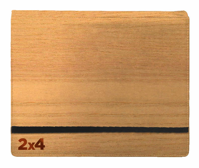 LGNBN2X4D Vinyl Binder 2X4 8 Pocket Woodgrain Legion Premium Supplies (ONLINE ORDER ONLY)