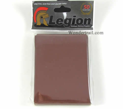 LGNBRN008 Brown Card Sleeves by Legion Supplies (ONLINE ORDER ONLY)