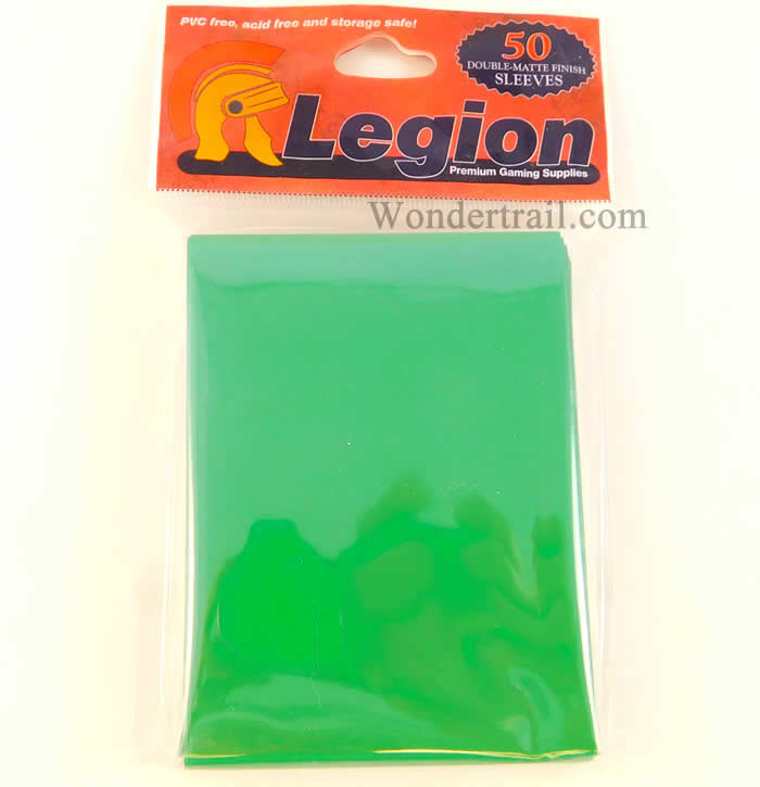 LGNGRNDMT Green Double Mat Card Deck Box (1) Legion Supplies (ONLINE ORDER ONLY)
