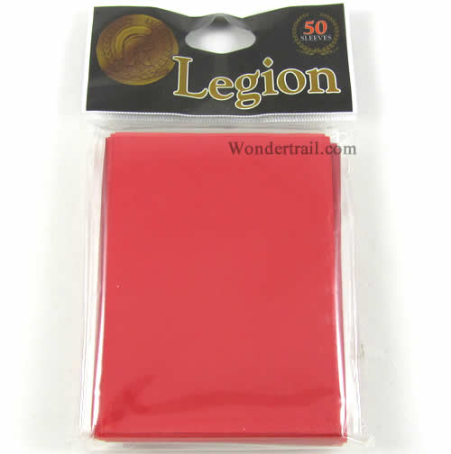 LGNRED003 Red Legion Card Sleeves (50) by Legion Supplies (ONLINE ORDER ONLY)
